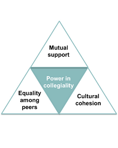 Revitalising collegiality diagram